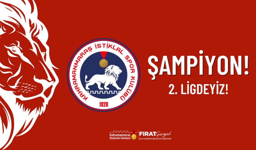 Depremde 14 Sporcusunu Kaybeden Kahramanmaraş İstiklalspor, 2. Lig’e Yükseldi!