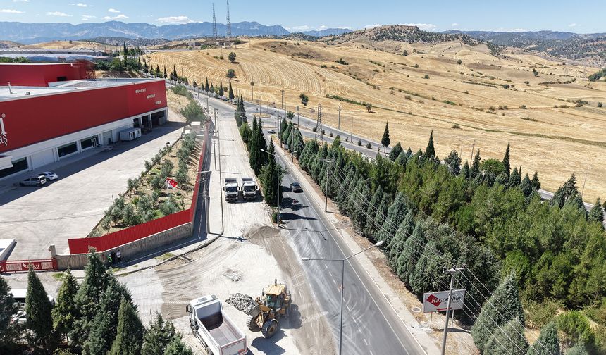 Kahramanmaraş’ın Sanayi Yolu Sıcak Asfaltla Buluşuyor!
