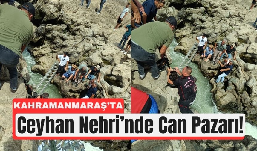 Kahramanmaraş’ta Nehre Düşen Gençler Kurtarıldı!