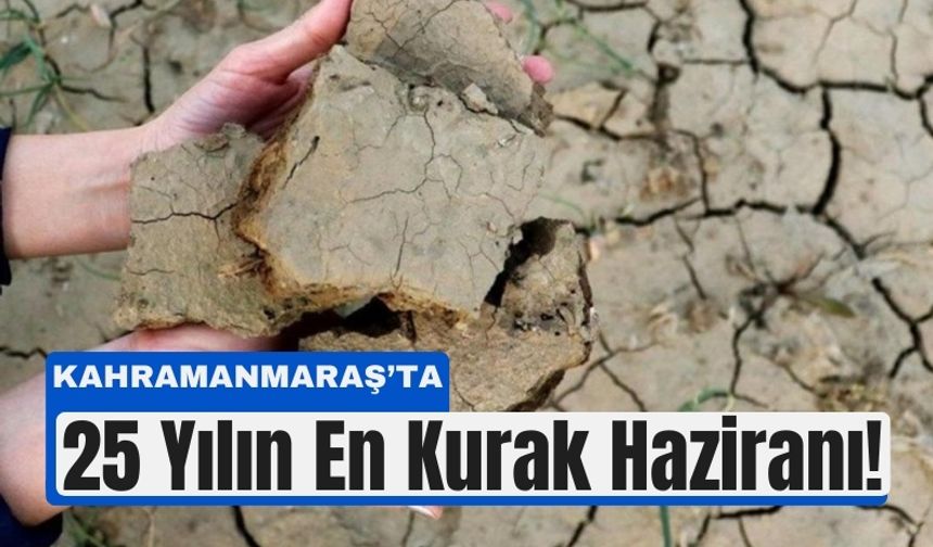 Kahramanmaraş’ta Yağmur Yok, Endişe Çok!