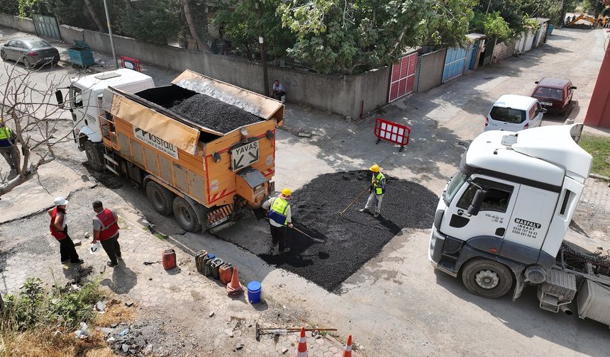 Namık Kemal’de Altyapı Sonrası Yol Onarımı Başladı
