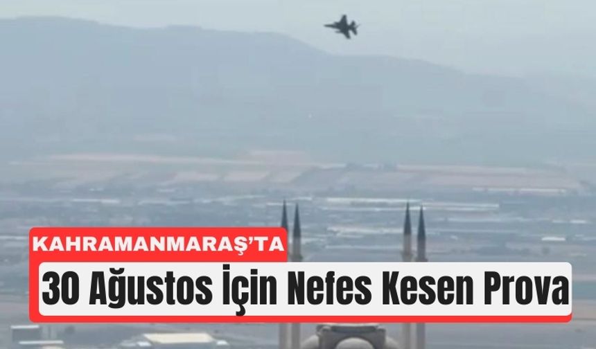 Kahramanmaraş Semalarında F-16’ların Türk Bayrağı Selamı!