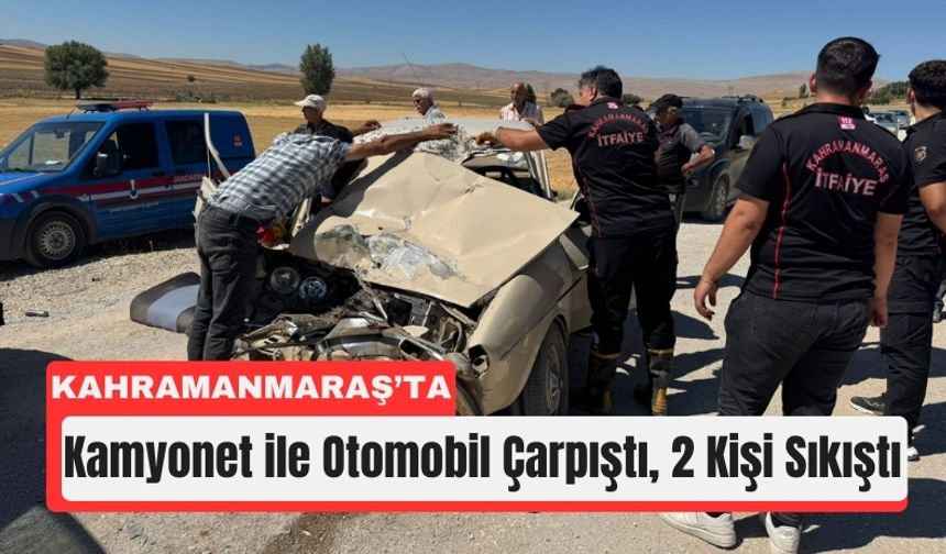 Kahramanmaraş Afşin’de Feci Çarpışma: 2 Kişi Yaralandı
