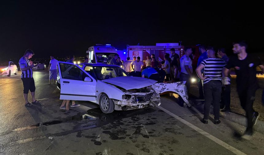 Kahramanmaraş’ta Otomobiller Çarpıştı: 10 Yaralı