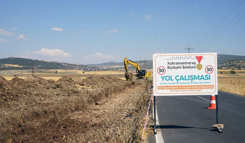 Kahramanmaraş’ta 100 Milyonluk Yol Yatırımı Başladı