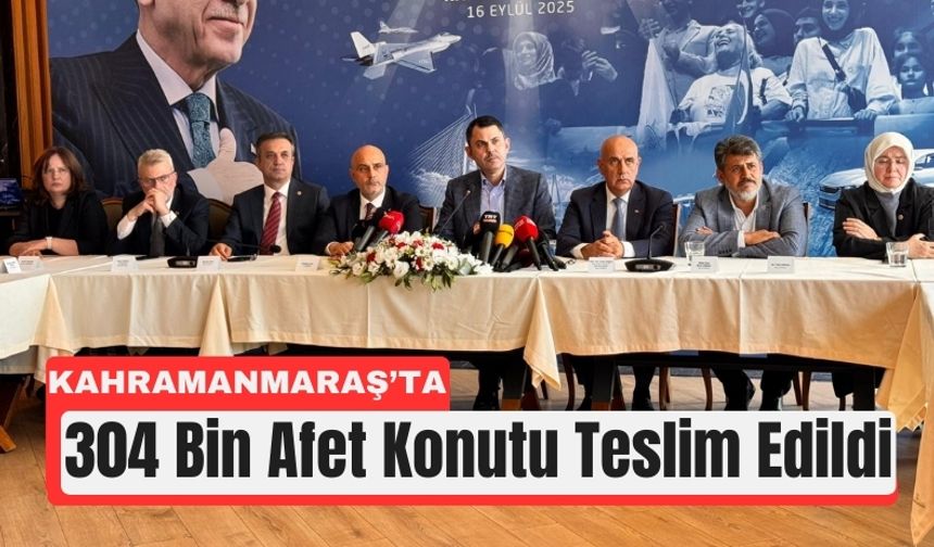 Kahramanmaraş’ta 74 Bin Yeni Konut Yıl Sonuna Kadar Hazır