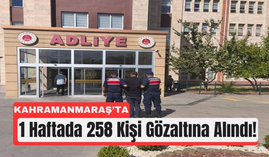 Jandarma, Kahramanmaraş’ta Suç Şebekelerine Nefes Aldırmadı