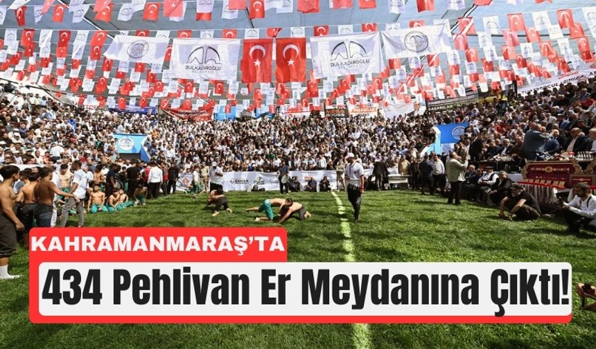 Kahramanmaraş’ta Geleneksel Güreş Kültürü Yaşatılıyor!