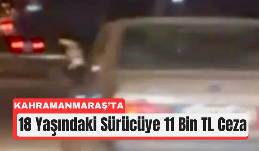 Kahramanmaraş’ta 18 Yaşındaki Silahlı Magandaya Para Cezası!