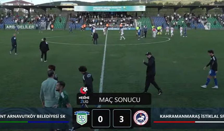 Kahramanmaraş İstiklalspor’dan İstanbul’da 3-0’lık Zafer