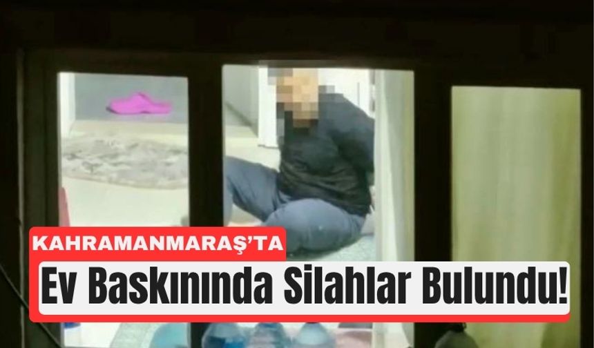 Kahramanmaraş’ta Silah ve Bıçak Deposu Ortaya Çıkarıldı