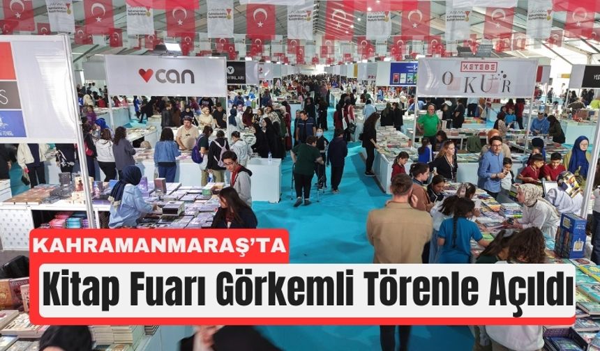 Kahramanmaraş Kitap Fuarı Kapılarını Açtı