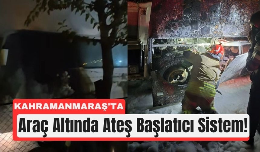 Kahramanmaraş’ta Otobüs Yandı, Yakınından Düzenek Çıktı
