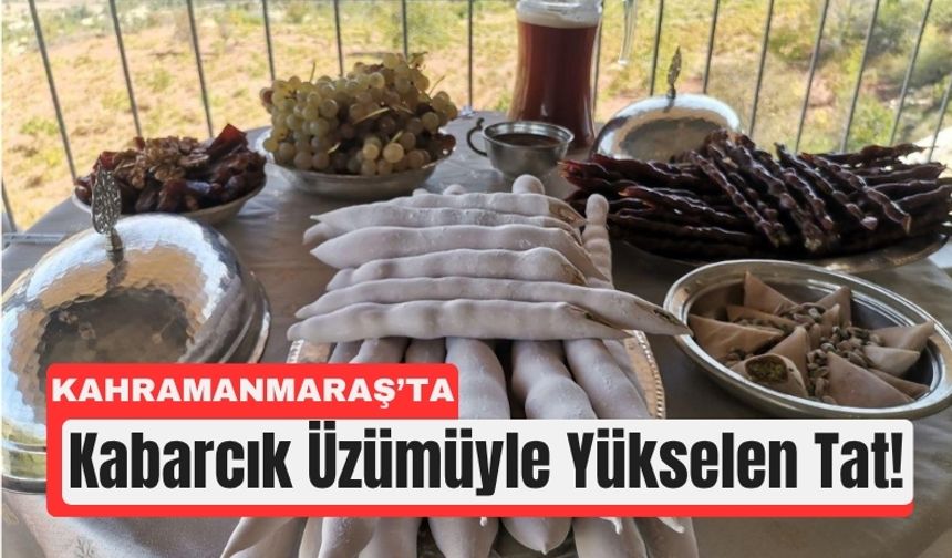 Kahramanmaraş’ın Kabarcık Üzümü, Pekmezle Dünyaya Açılıyor