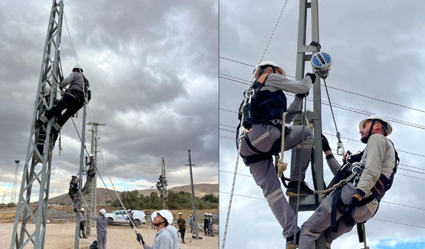 AKEDAŞ, Yüksekte Çalışma Eğitimiyle Saha Güvenliğini Güçlendirdi