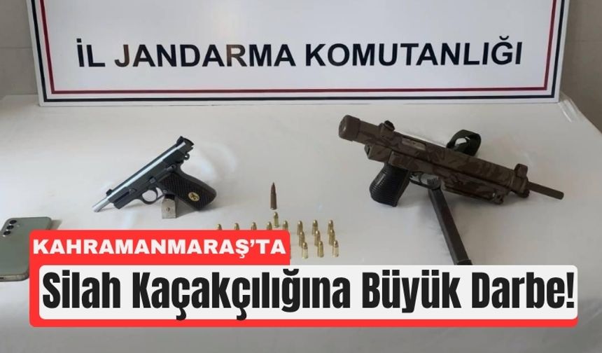 Kahramanmaraş’ta Kaçak Sigara ve Silah Operasyonu