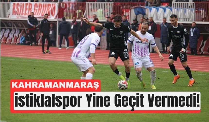 Son Anda Gelen Gol Kahramanmaraş’a 3 Puanı Getirdi