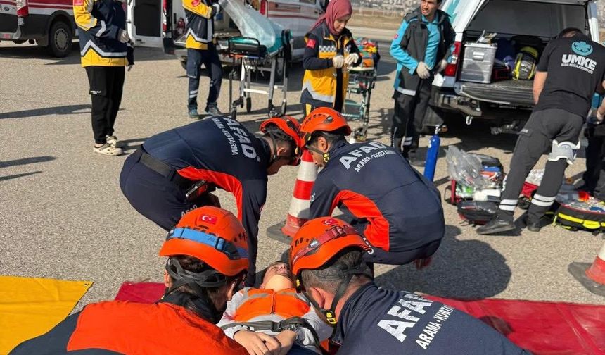 Kahramanmaraş Uçak Kazası Tatbikatı