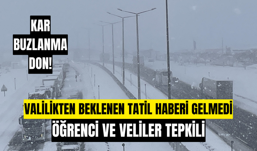 Ankara Valiliği'nden bugün 31 Aralık Çarşamba kar tatili haberi bekleyen vatandaşlara kötü haber