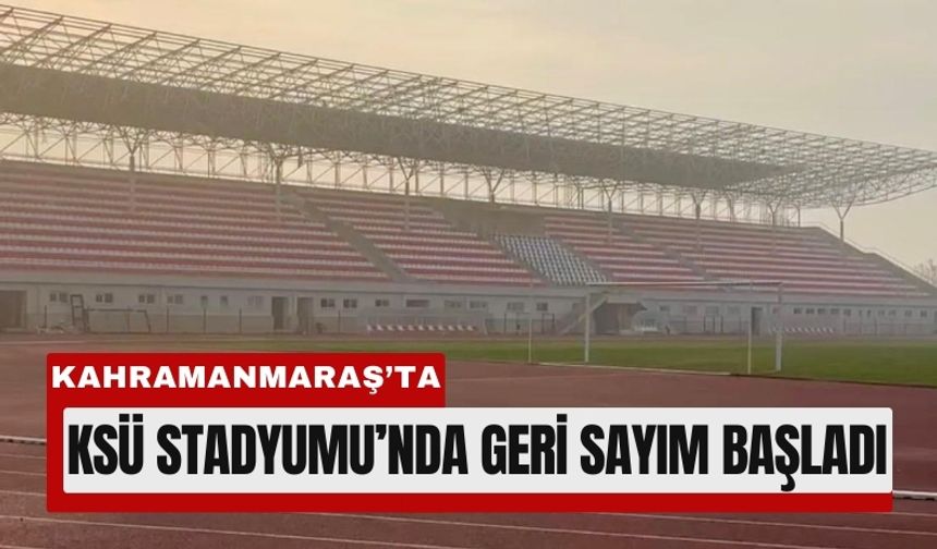 KSÜ Stadyumu Yeni Sezona Hazırlanıyor