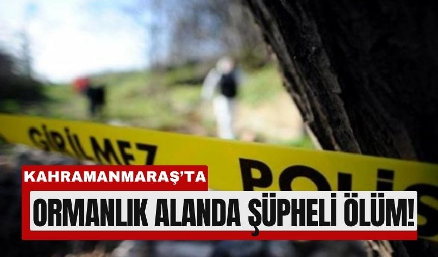 Kahramanmaraş'ta 20 Yaşındaki Genç Ormanda Ölü Bulundu