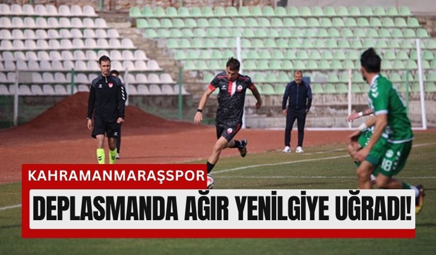 Kahramanmaraşspor Kırşehir deplasmanından ağır yaralı döndü