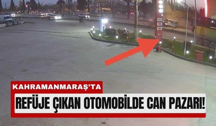Kahramanmaraş'ta Refüje Savrulan Araçtan Acı Haber