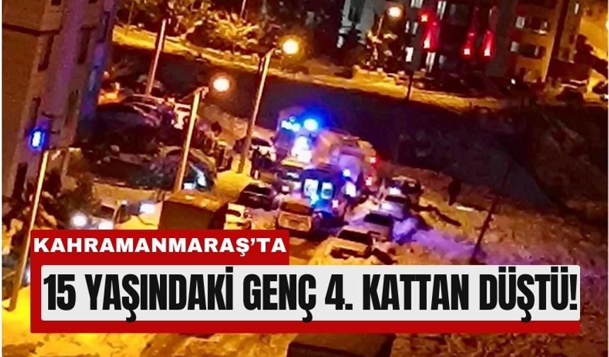Kahramanmaraş’ta 15 Yaşındaki Kız Balkondan Düştü!