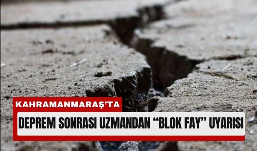 Kahramanmaraş’ta Deprem: Stres Transferi Vurgusu