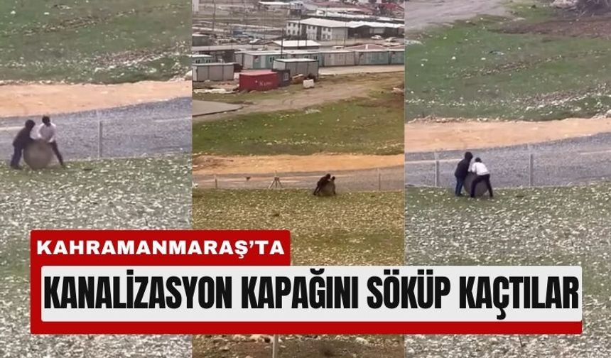 Kahramanmaraş’ta Şaşırtan Olay: Rögar Kapağı Çalındı