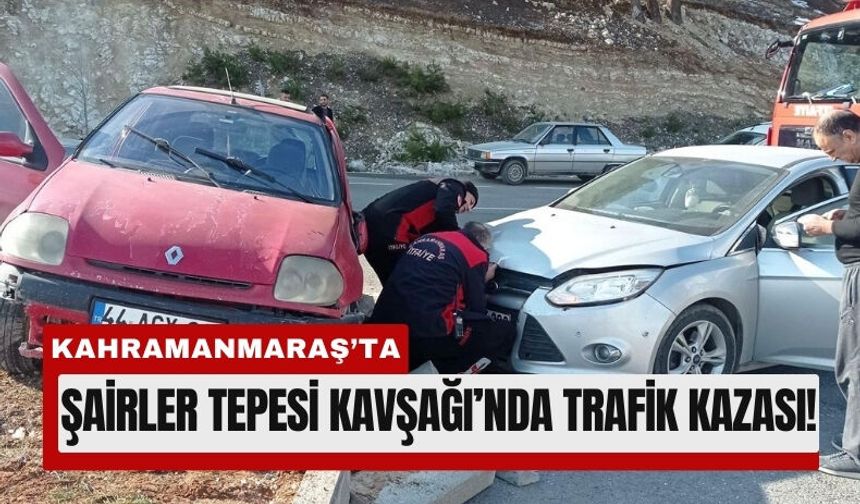 Kahramanmaraş’ta Kuzey Çevre Yolu’nda Kaza: 2 Yaralı!