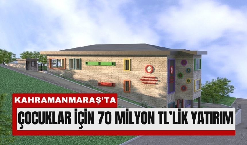 Kahramanmaraş'ta Çocuk Gündüz Bakım Evi İhaleye Çıktı