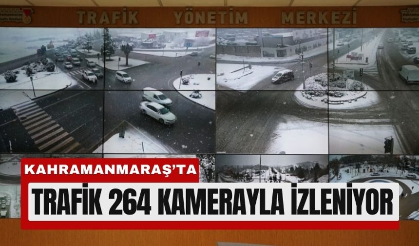 Kahramanmaraş’ta Karla Mücadelede Dijital Kontrol