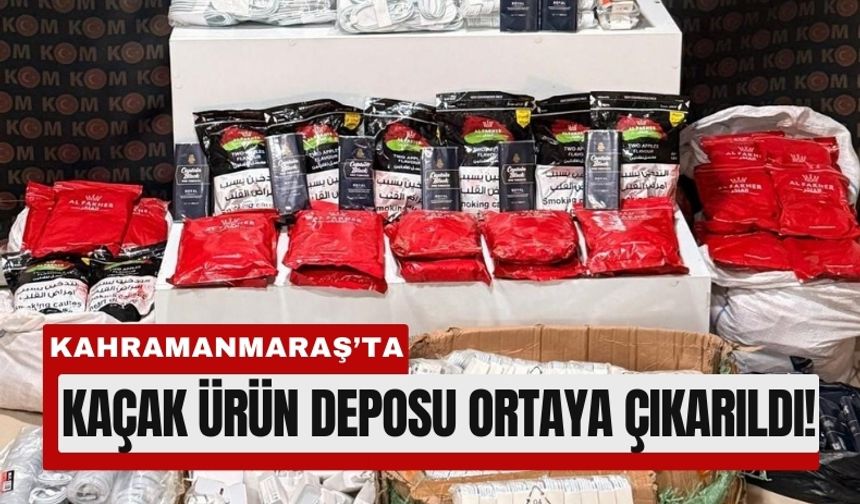 Kahramanmaraş'ta Yüzlerce Kilo Kaçak Tütün Ele Geçirildi