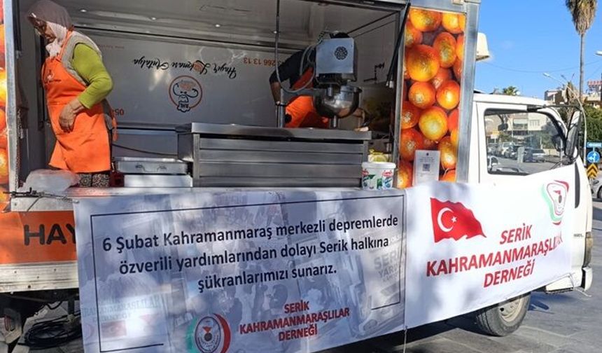 Serik Kahramanmaraşlılar Derneği 6 Şubat Depremlerini Anma Etkinlikleri