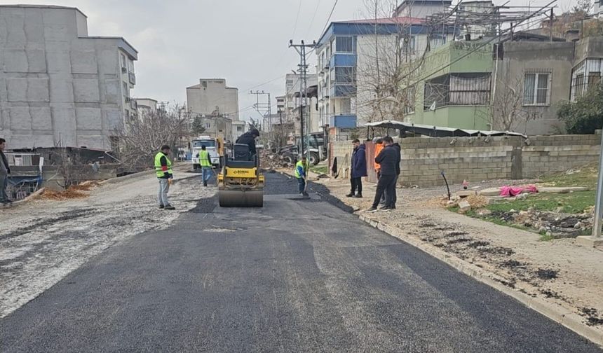 Kahramanmaraş’ta Mahallelerde Asfalt Çalışması