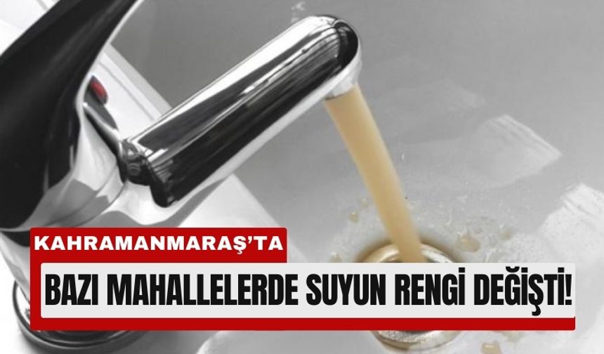 Kahramanmaraş’ta Yağış Sonrası Sularda Bulanıklık!