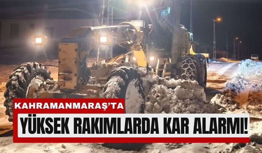 Kahramanmaraş’ta Buzlanmaya Karşı Tuzlama Çalışması
