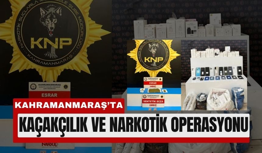 Kahramanmaraş'ta Kaçak Telefona Polis Baskını!