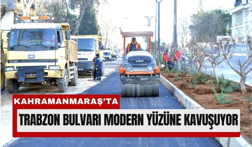 Kahramanmaraş’ta Şehrin Can Damarında Asfalt ve Peyzaj Çalışması!