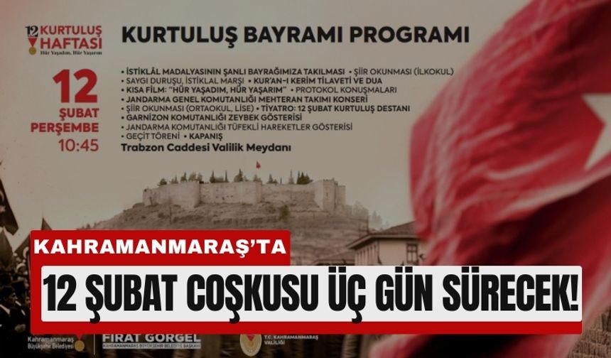 Kahramanmaraş’ta 106 Yıllık Gurur Meydanlara Taşınıyor