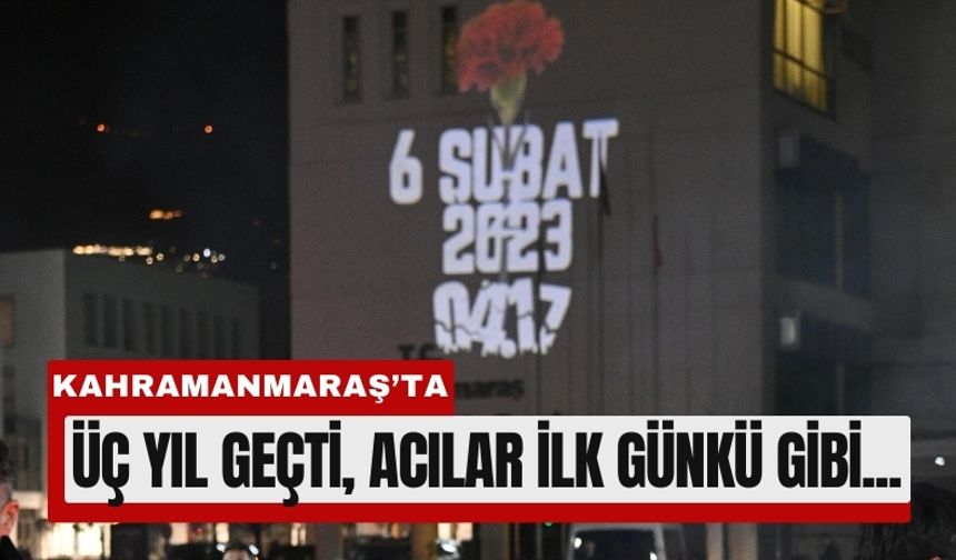 Kahramanmaraş’ta Hafızalardan Silinmeyen Gün: 6 Şubat!