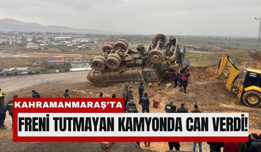 Kahramanmaraş’ta Taş Ocağında Ölümlü Kaza