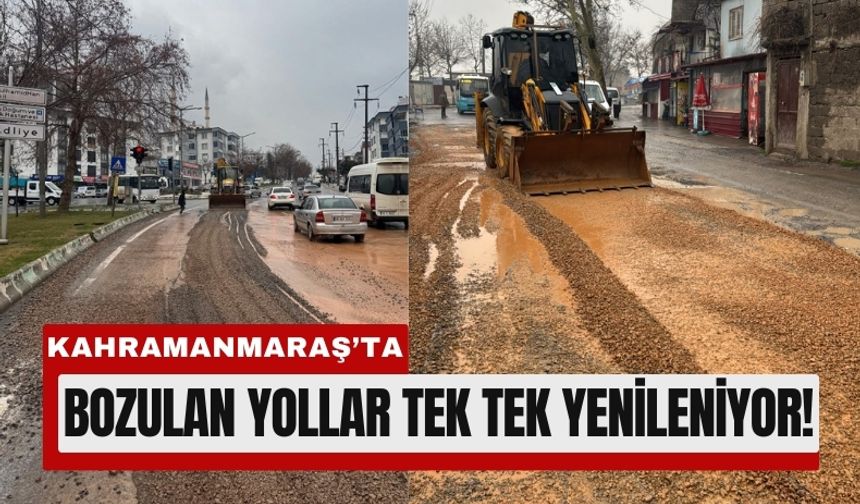 Kahramanmaraş’ta Asfalt Seferberliği Başlıyor