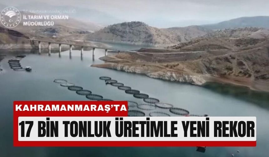 Kahramanmaraş Barajlarında Balık Üretimi Zirvede
