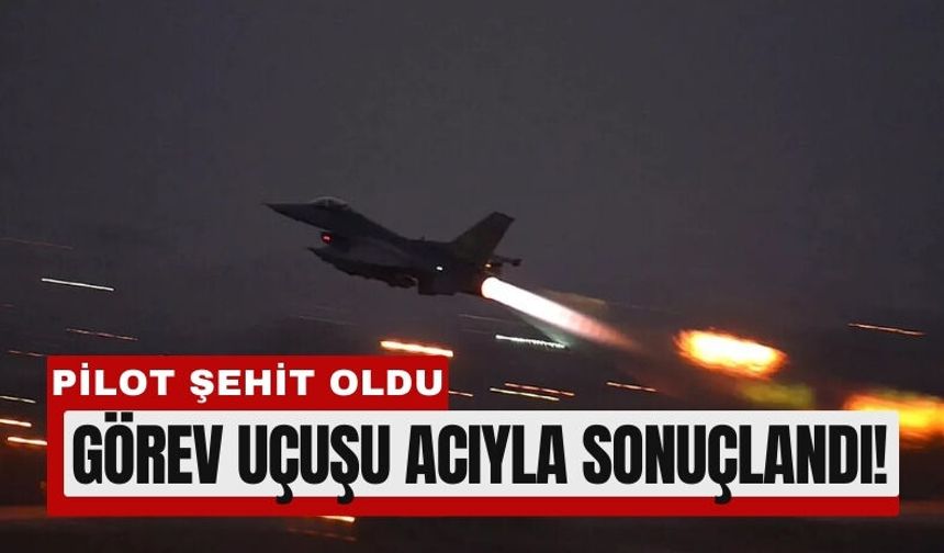 Balıkesir’de F-16 Otoyol Kenarına Düştü: 1 Şehit!