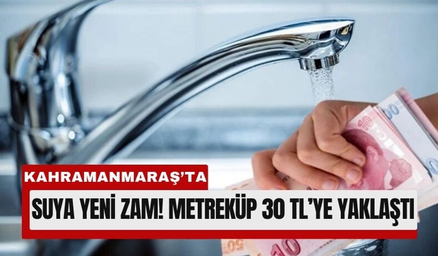 Kahramanmaraş’ta Su Faturaları Her Ay Artıyor!