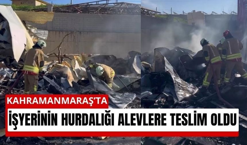 Kahramanmaraş’ta Hurdalıkta Alevler Yükseldi: OSB’de Yangın Alarmı!