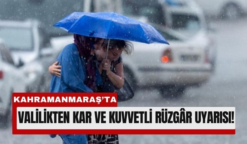 Kahramanmaraş’ta Mart Kapıdan Baktıracak: Kış Geri Geliyor!
