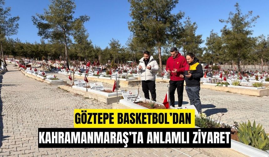 Göztepe Basketbol’dan Kahramanmaraş’ta Anlamlı Ziyaret